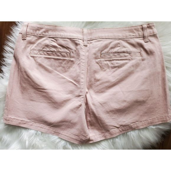 NWOT Womens Size 10 A.N.A Mid Rise Shortie Short PINK 3.5 Inseam - Picture 2 of 4